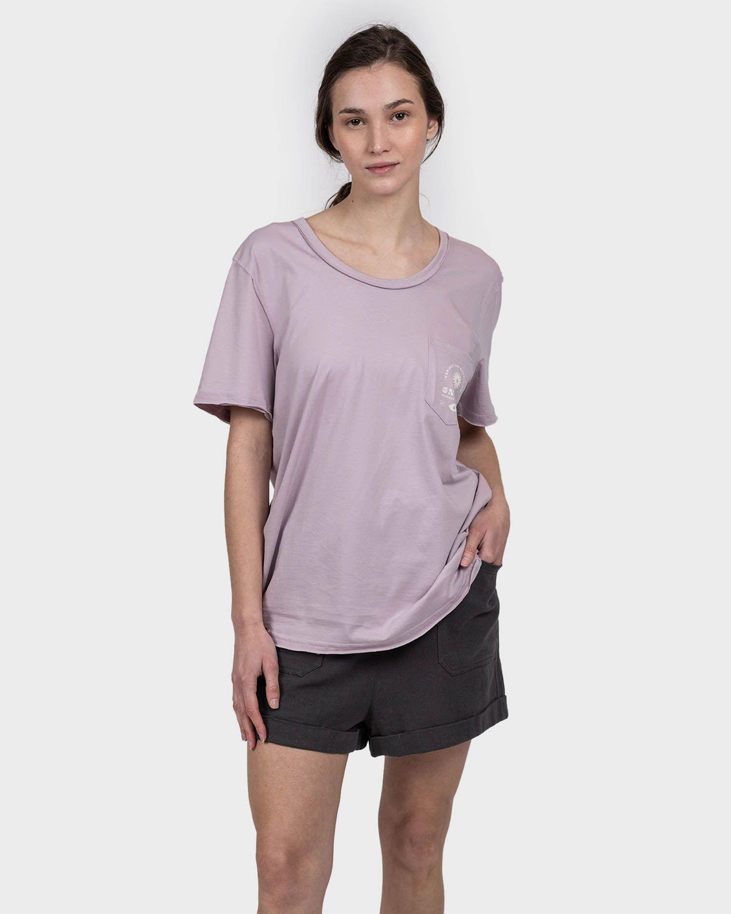 Polera Algodón Orgánico P-15 Mujer Lilac Gnomo-1