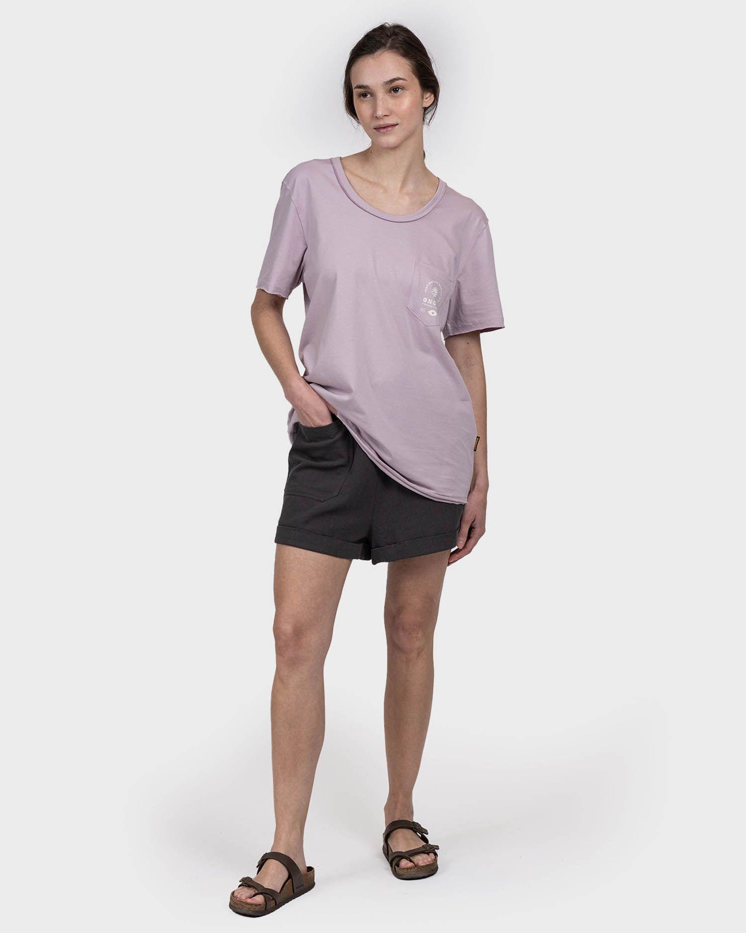 Polera Algodón Orgánico P-15 Mujer Lilac Gnomo-0
