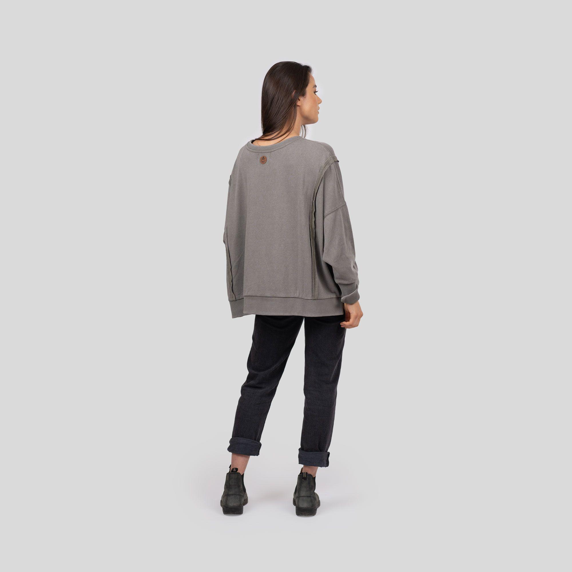 Poleron Zanfa Mujer Olive Green Gnomo-1