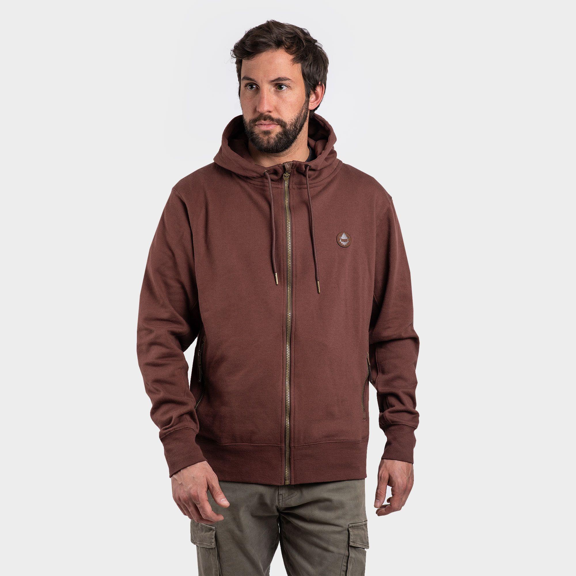 Poleron Hoodie Mamek Men Terracota Gnomo-0