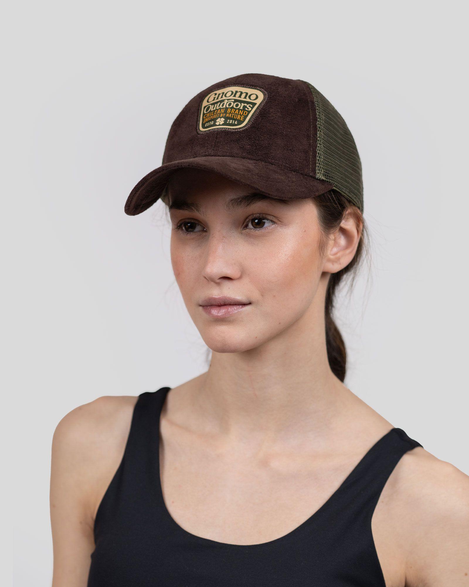 Gorro Trucker Suede GNOUT Brown Gnomo-1