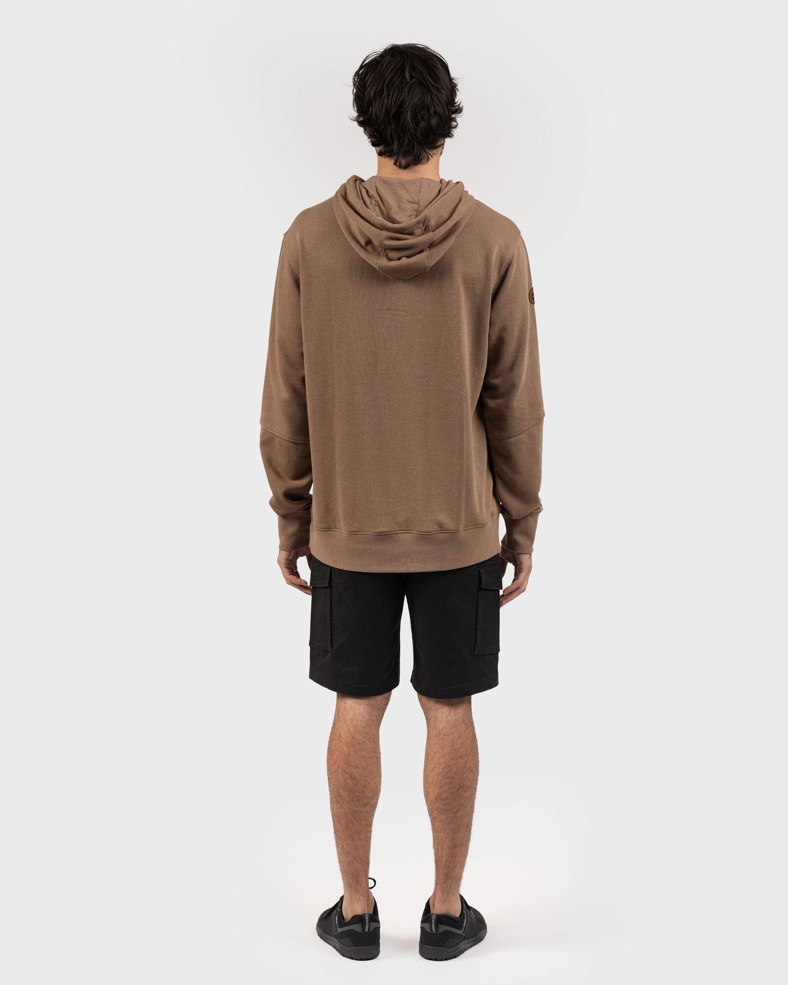 Poleron Hoodie Eco Franek Hombre Brown Gnomo-2