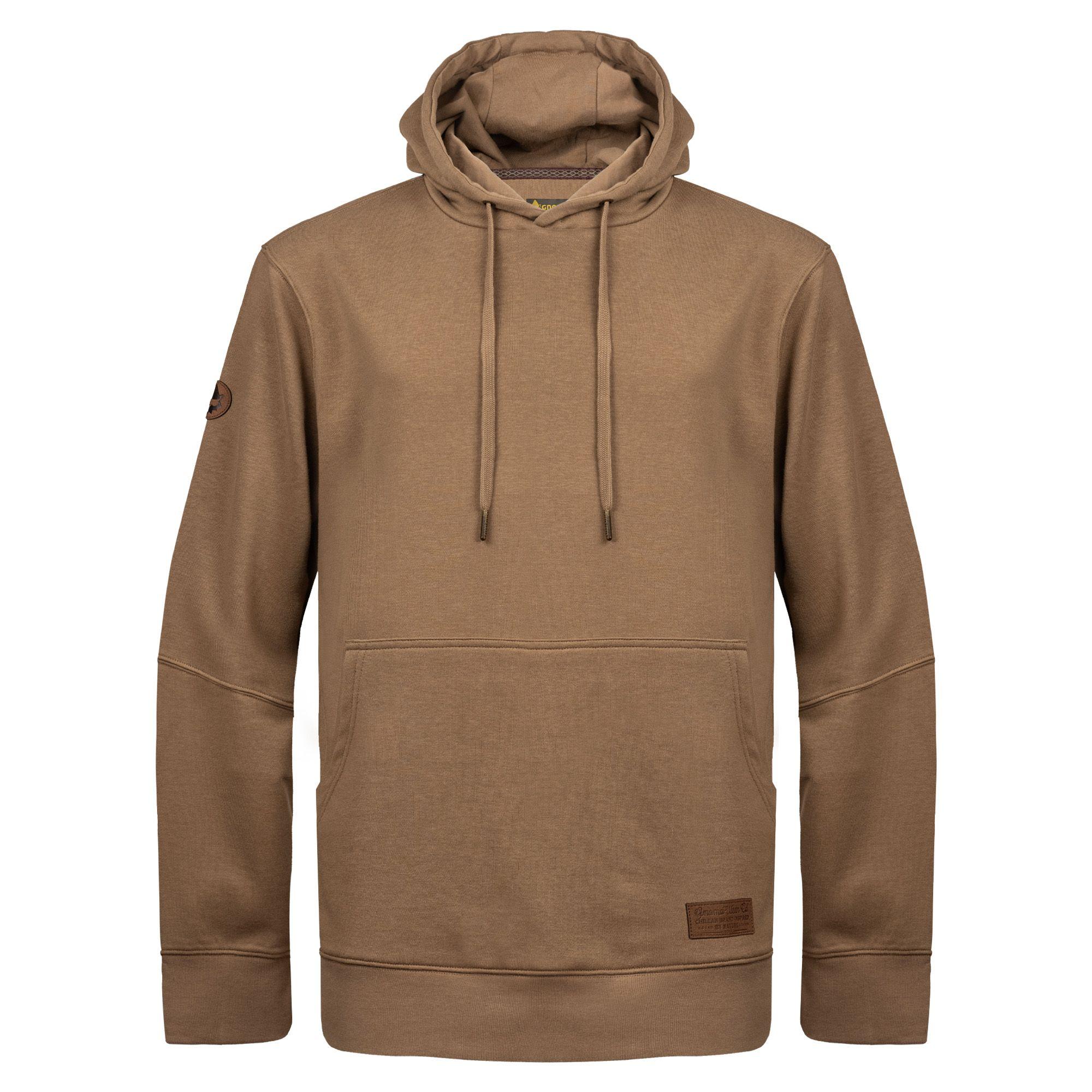 Poleron Hoodie Eco Franek Hombre Brown Gnomo-3