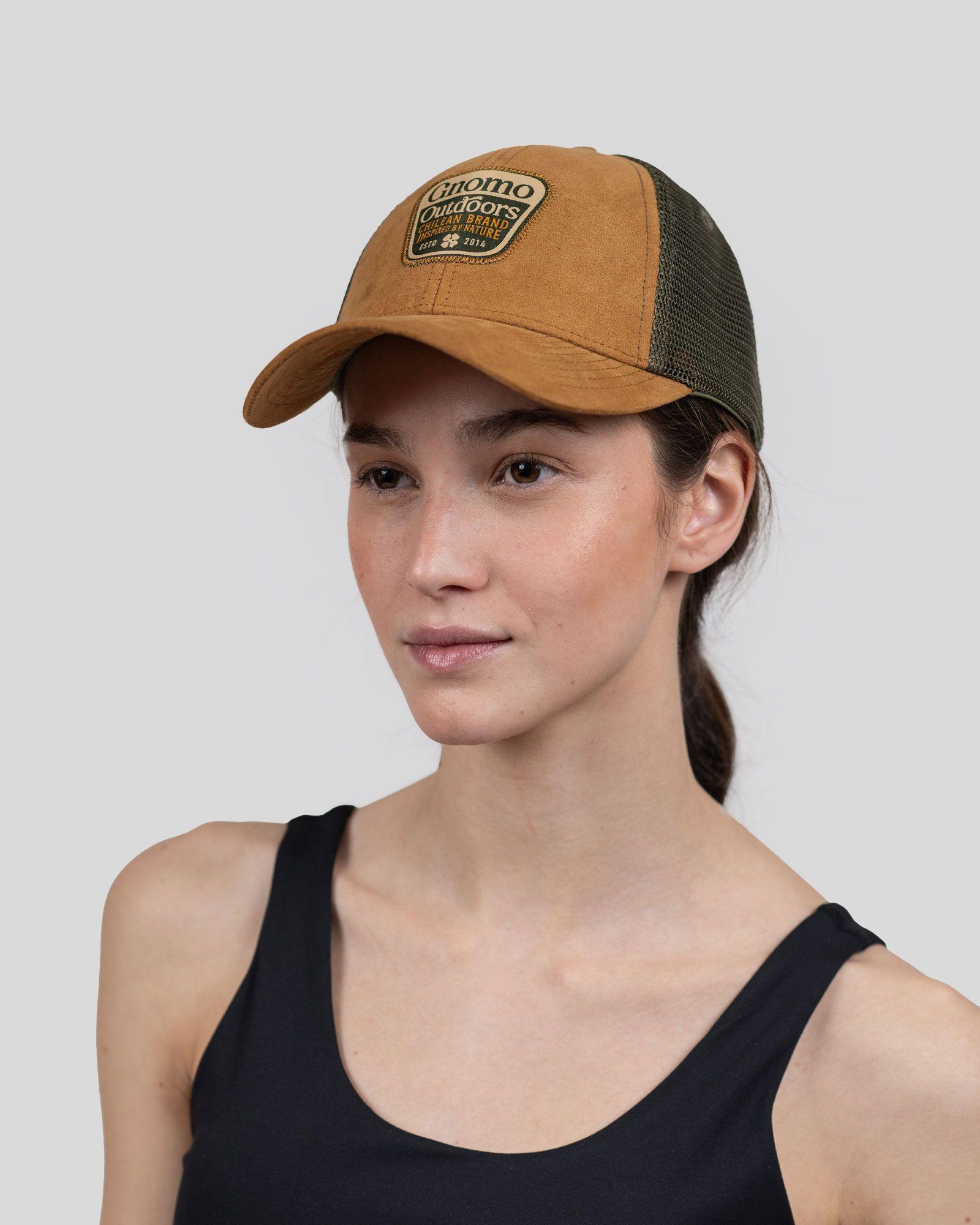 Gorro Trucker Suede GNOUT Caramel Gnomo-2