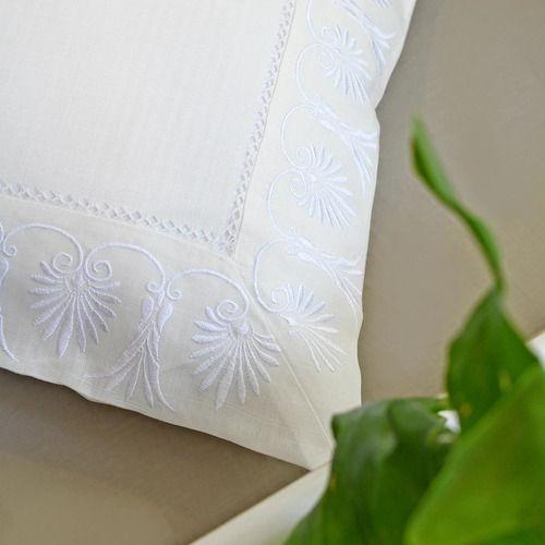 Fundas De Almohada Bianco Blanco Set 2 Rectangular 60x80 Cm-8