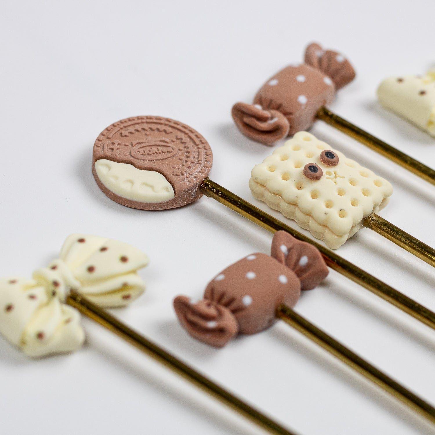 Cubiertos Sweets 6 Cucharitas Doradas-1