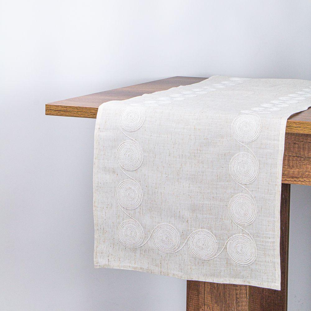 Camino de Mesa Circle Lino 40x180 cm Navidad Lino-1