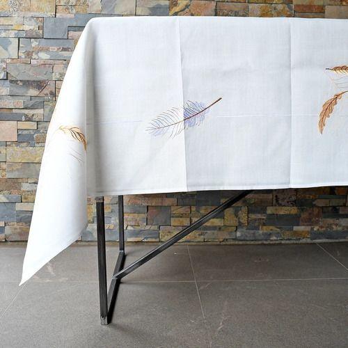 Mantel De Mesa Bordado Hojas De Otoño Rectangular 150x250cm-3