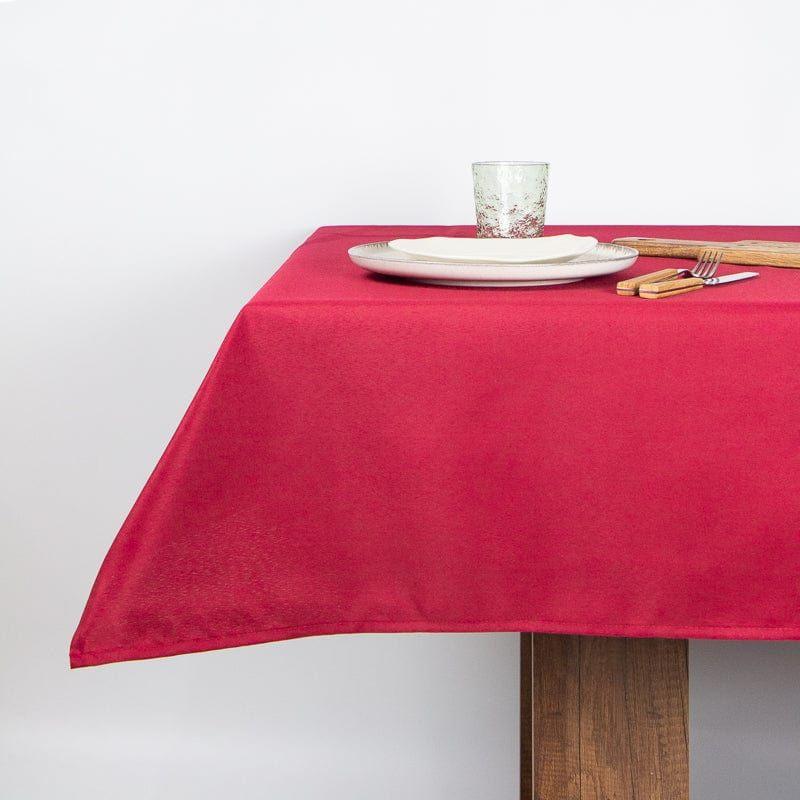 Mantel De Mesa Antimanchas Liso Blossom Vino-0