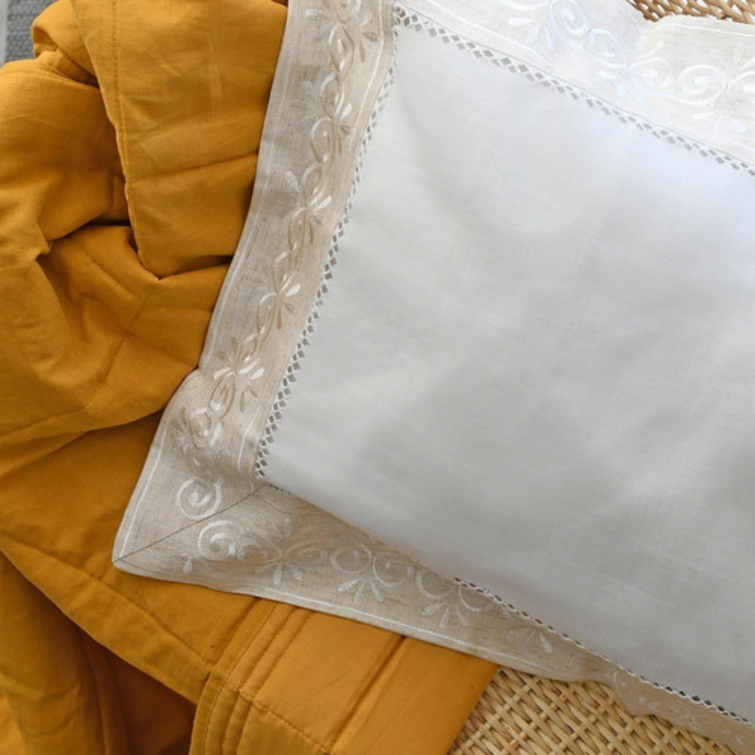 Fundas De Almohada Elegance Set 2 Rectangular 60x80 Cm-1
