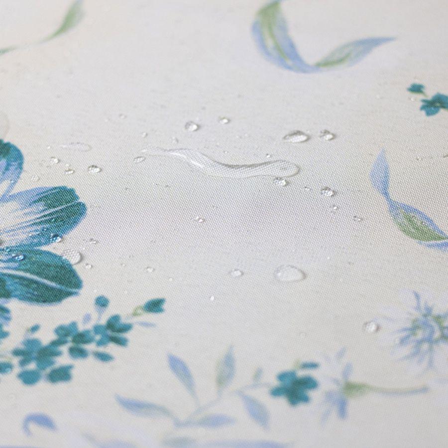 Mantel de Mesa Antimanchas Tulipán Azul 150x230 cm-1