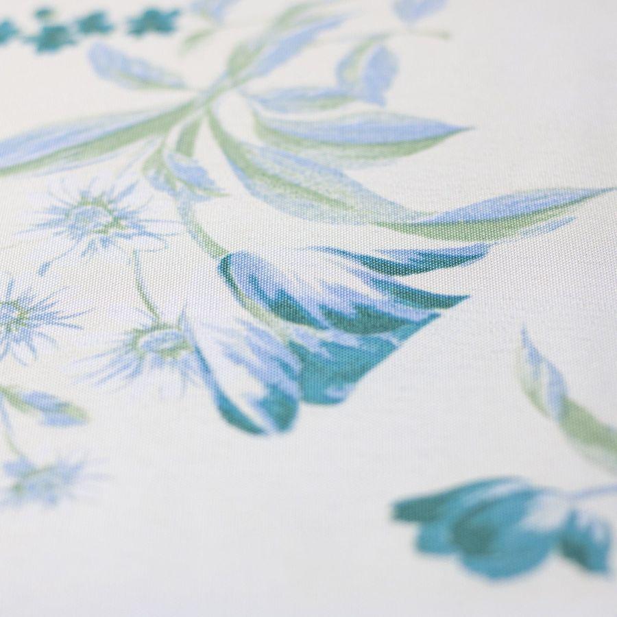 Mantel de Mesa Antimanchas Tulipán Azul 150x230 cm-3