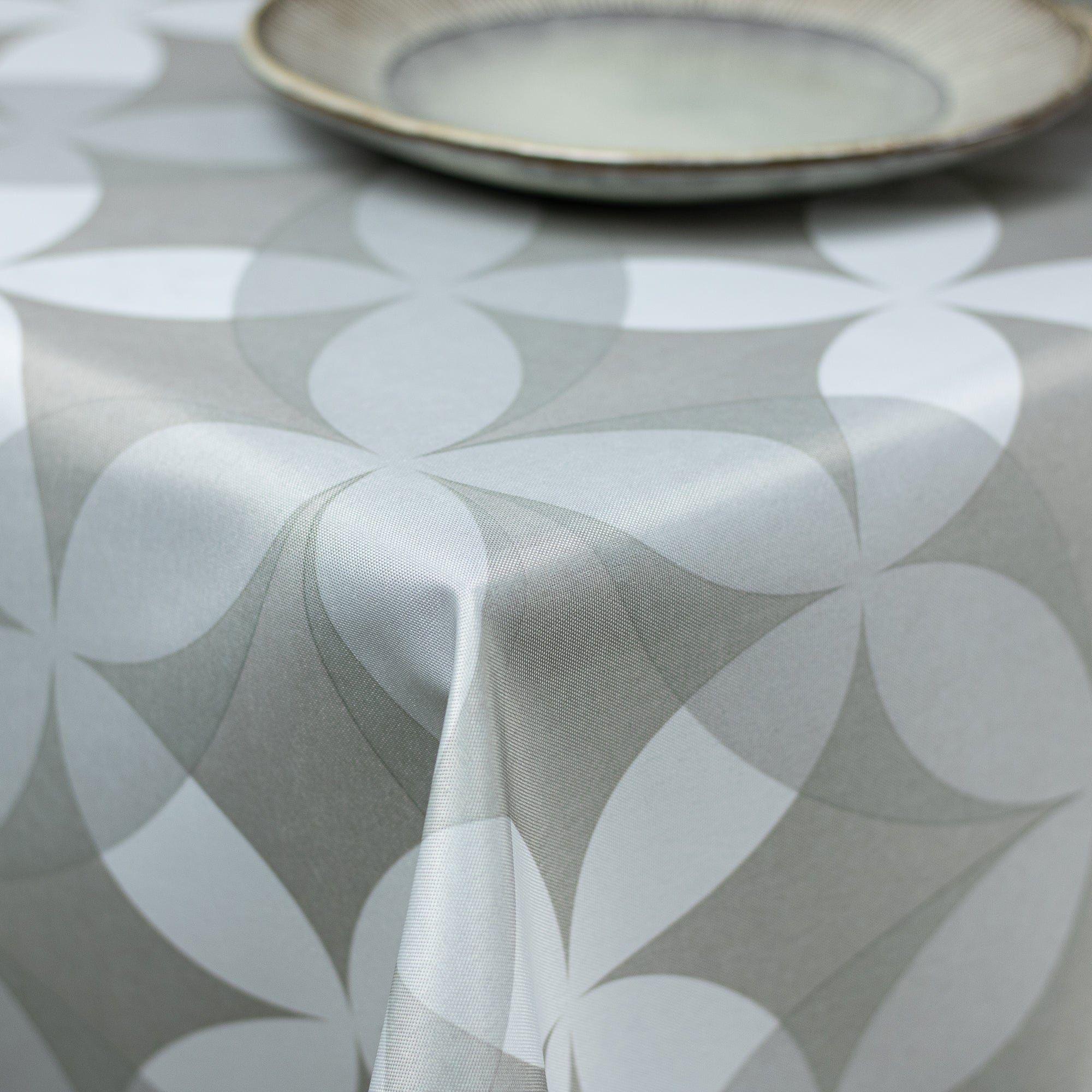 Mantel de Mesa Antimanchas Geométrico Rectangular 180x320cm-1