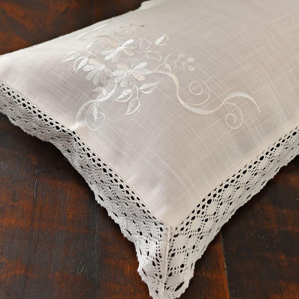 Fundas De Almohada Blanco Rommi Set 2 Rectangular 46 X 66 Cm-0