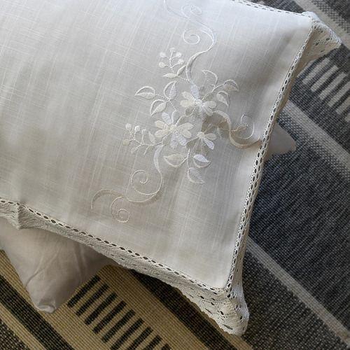 Fundas De Almohada Blanco Rommi Set 2 Rectangular 46 X 66 Cm-7