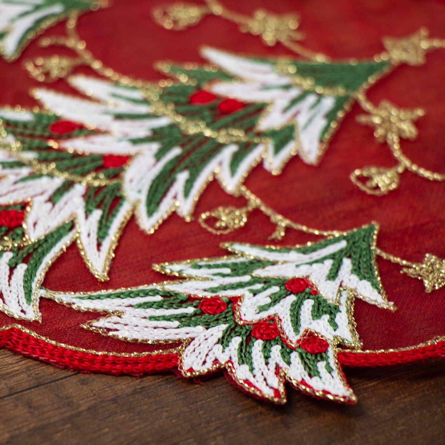 Camino de Mesa Árbol de Navidad 40x85 cm-0