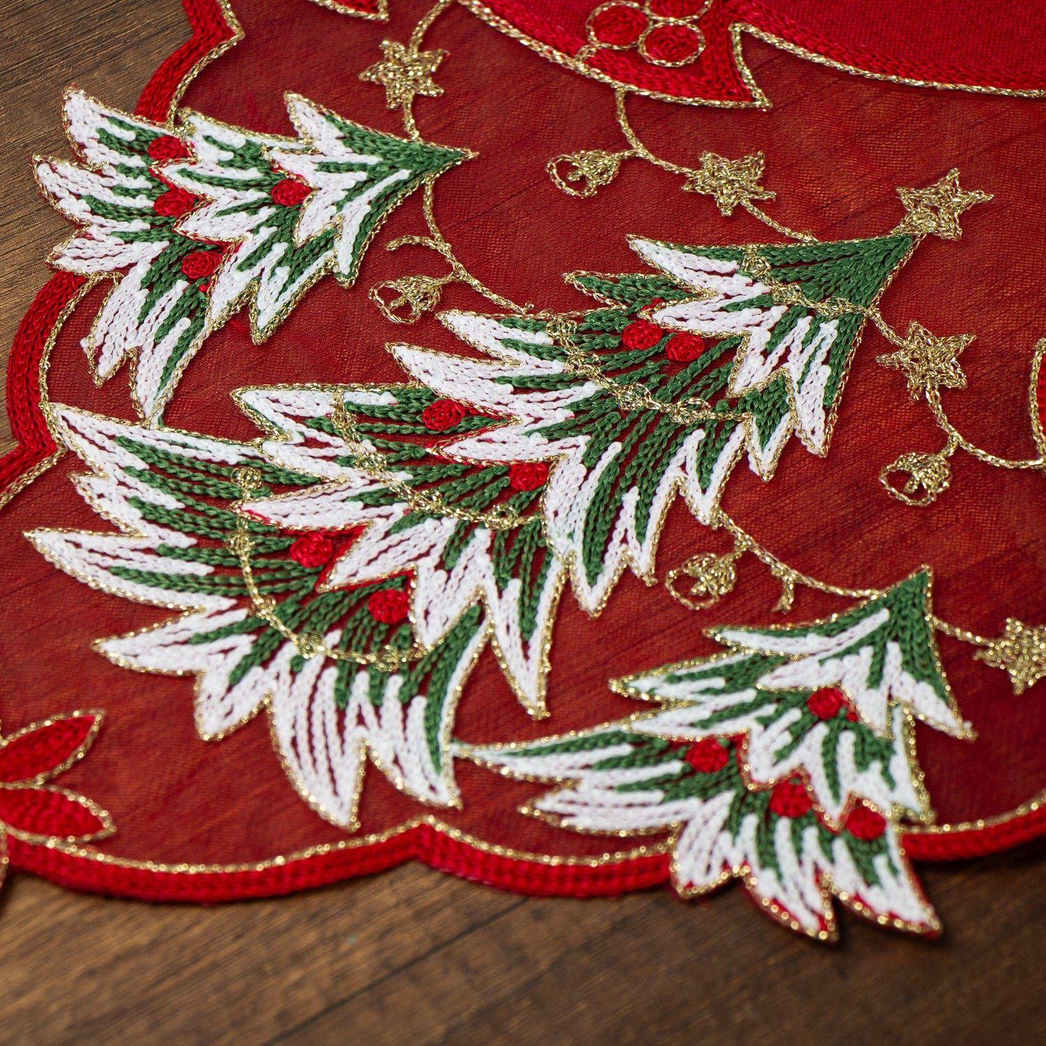 Camino de Mesa Árbol de Navidad 40x85 cm-2