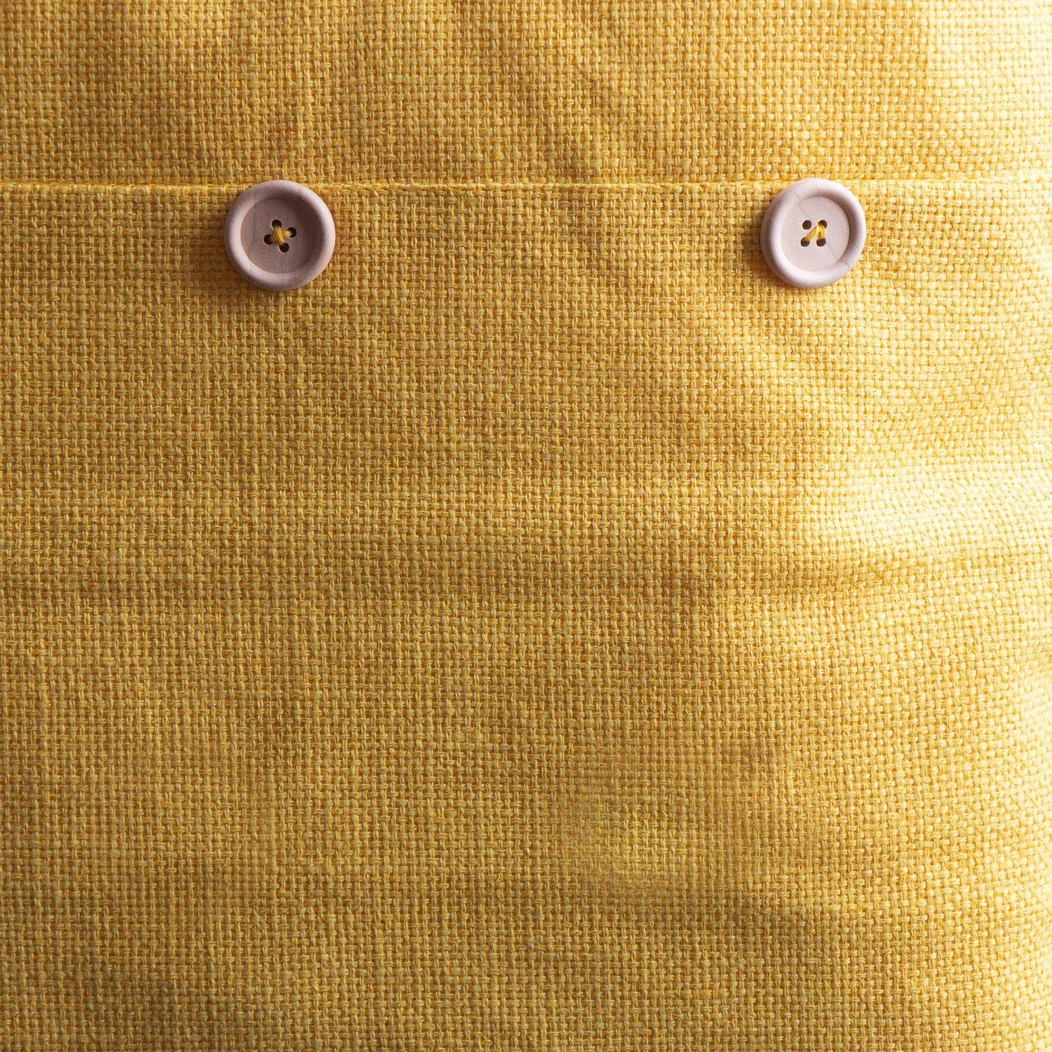 Set 2x Fundas de Cojín Aprile Amarillo 45x45 cm-1