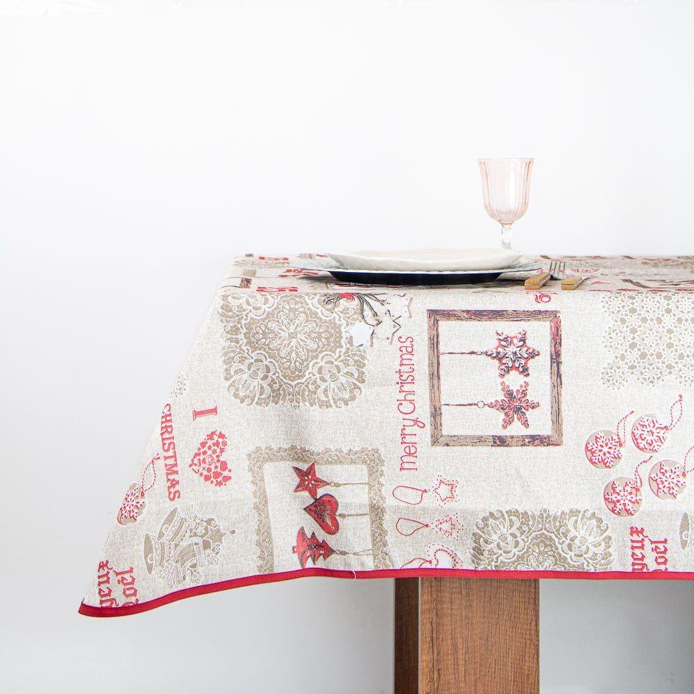 Mantel Antimanchas December Rectangular 150x230 cm Navidad-0