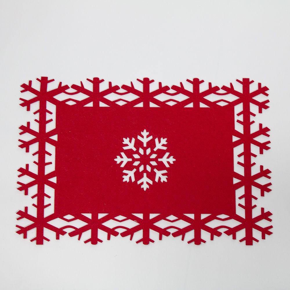 Set 6x individuales navideños 30X45 cm Navidad Decoración-0