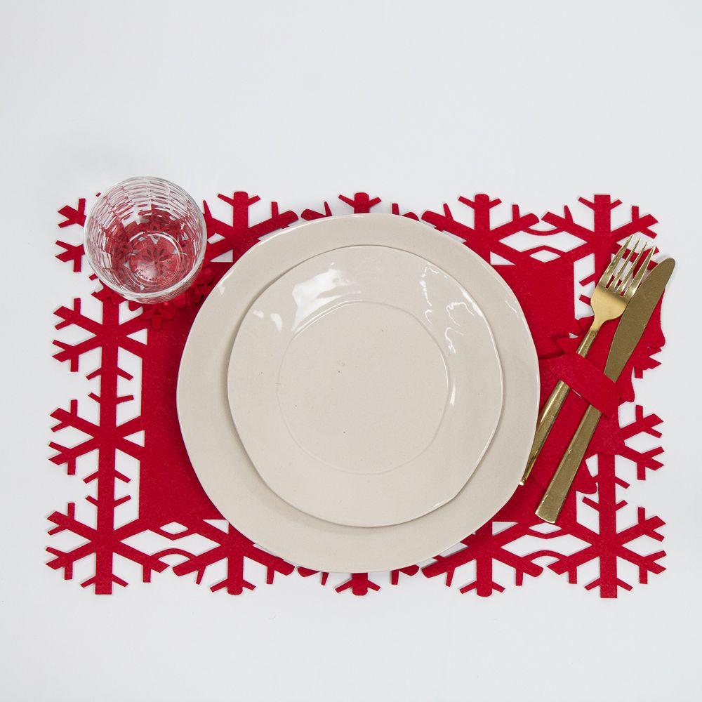 Set 6x individuales navideños 30X45 cm Navidad Decoración-1