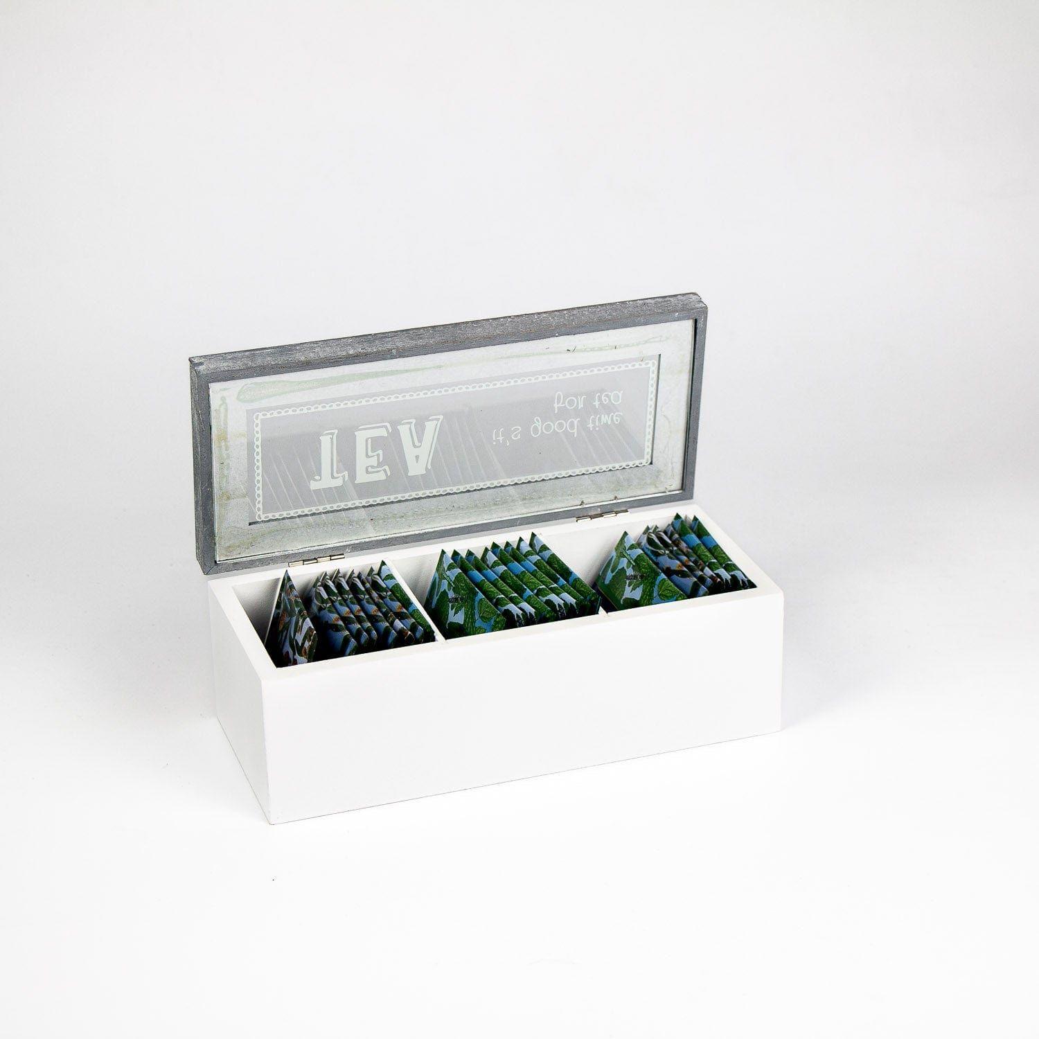 Caja de Te Good Time Blanco 22X9.5X8 cm-4