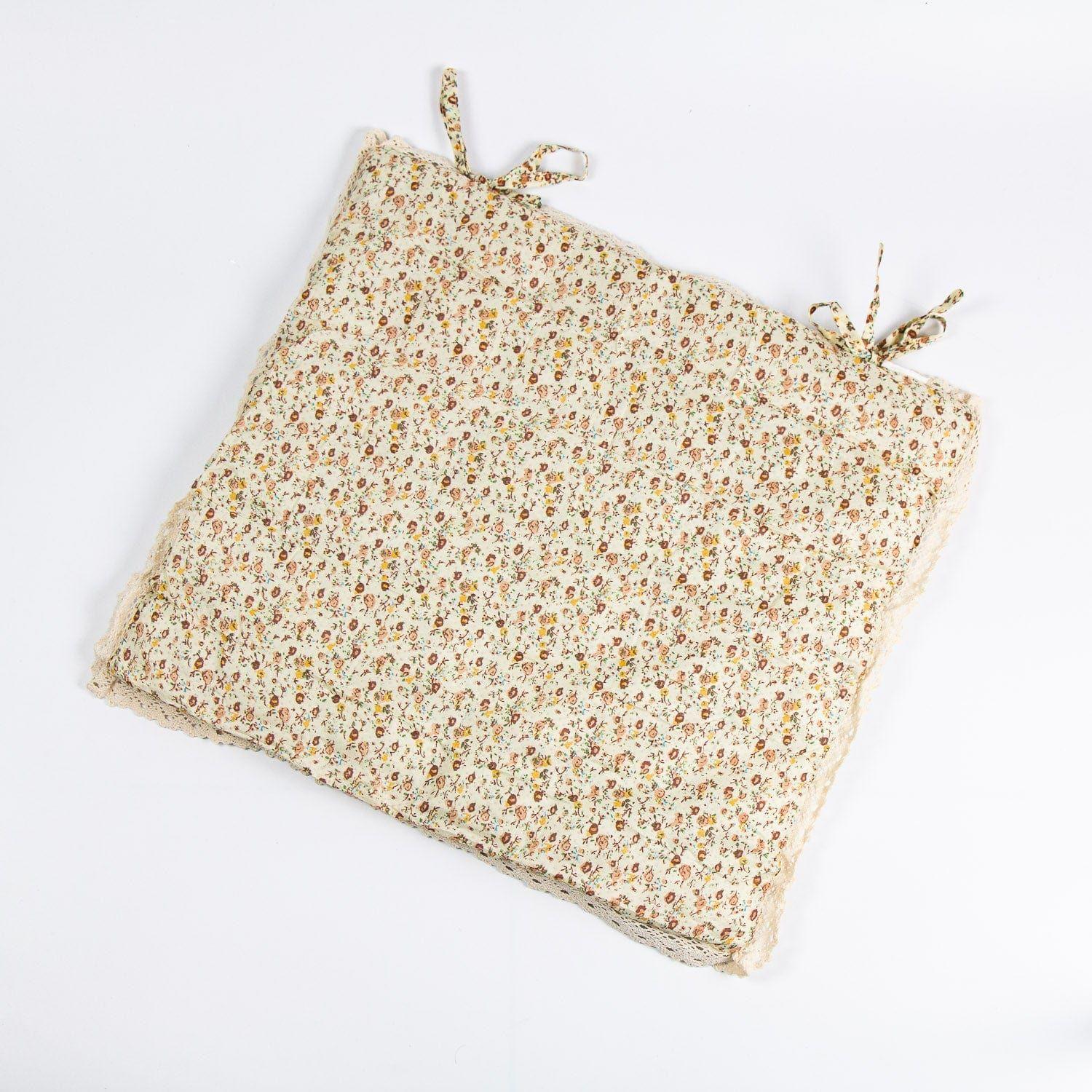 Cojín de Silla Patchwork Verde 40x40 cm-1