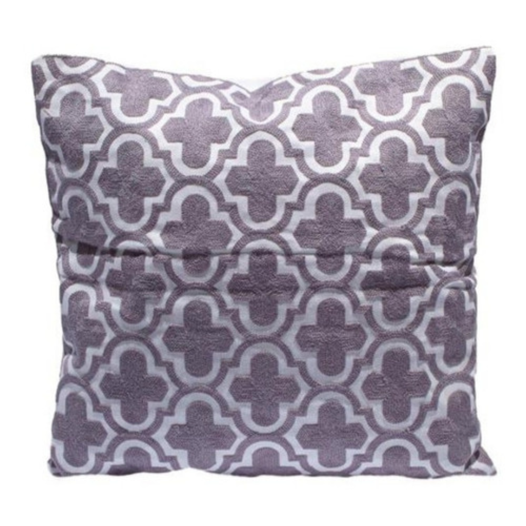 Fundas De Cojín Bordadas Cruces Blanco Set 2 45x45cm-1