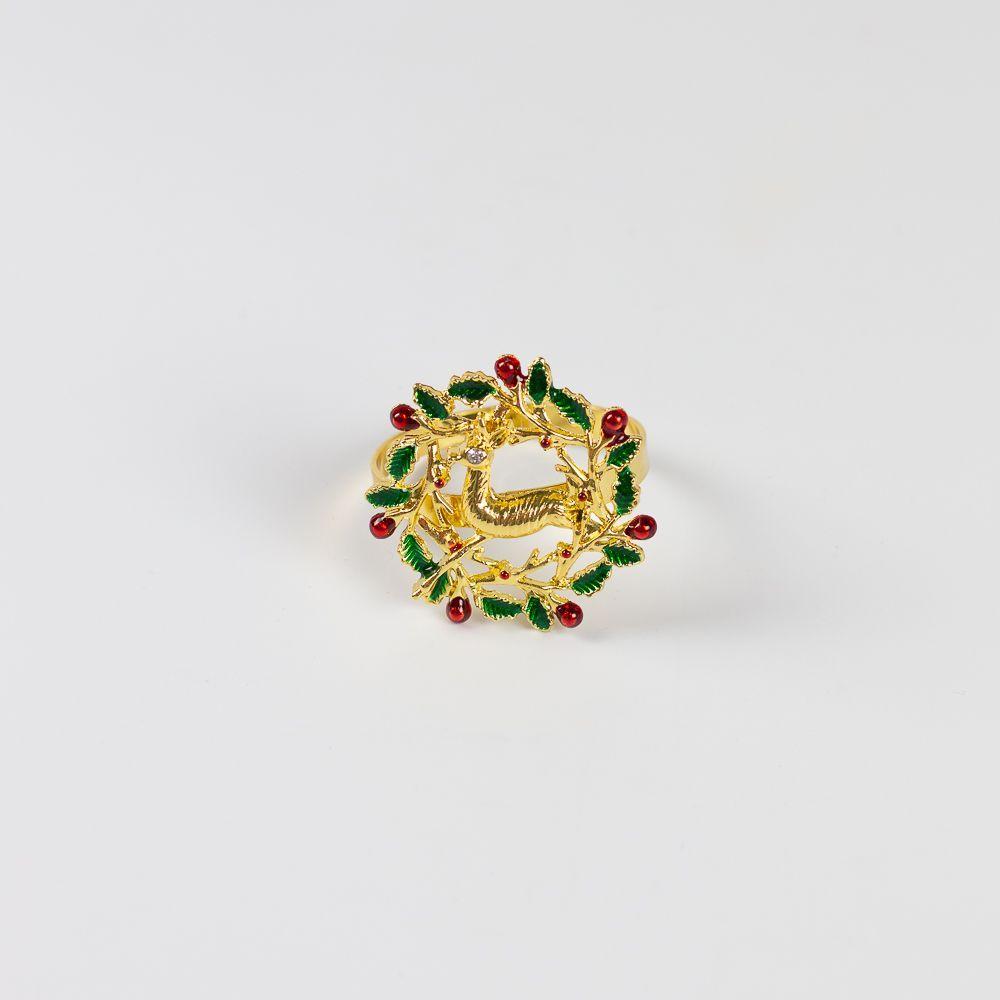 Set 6x Porta Servilleta Surtido Navidad  -5