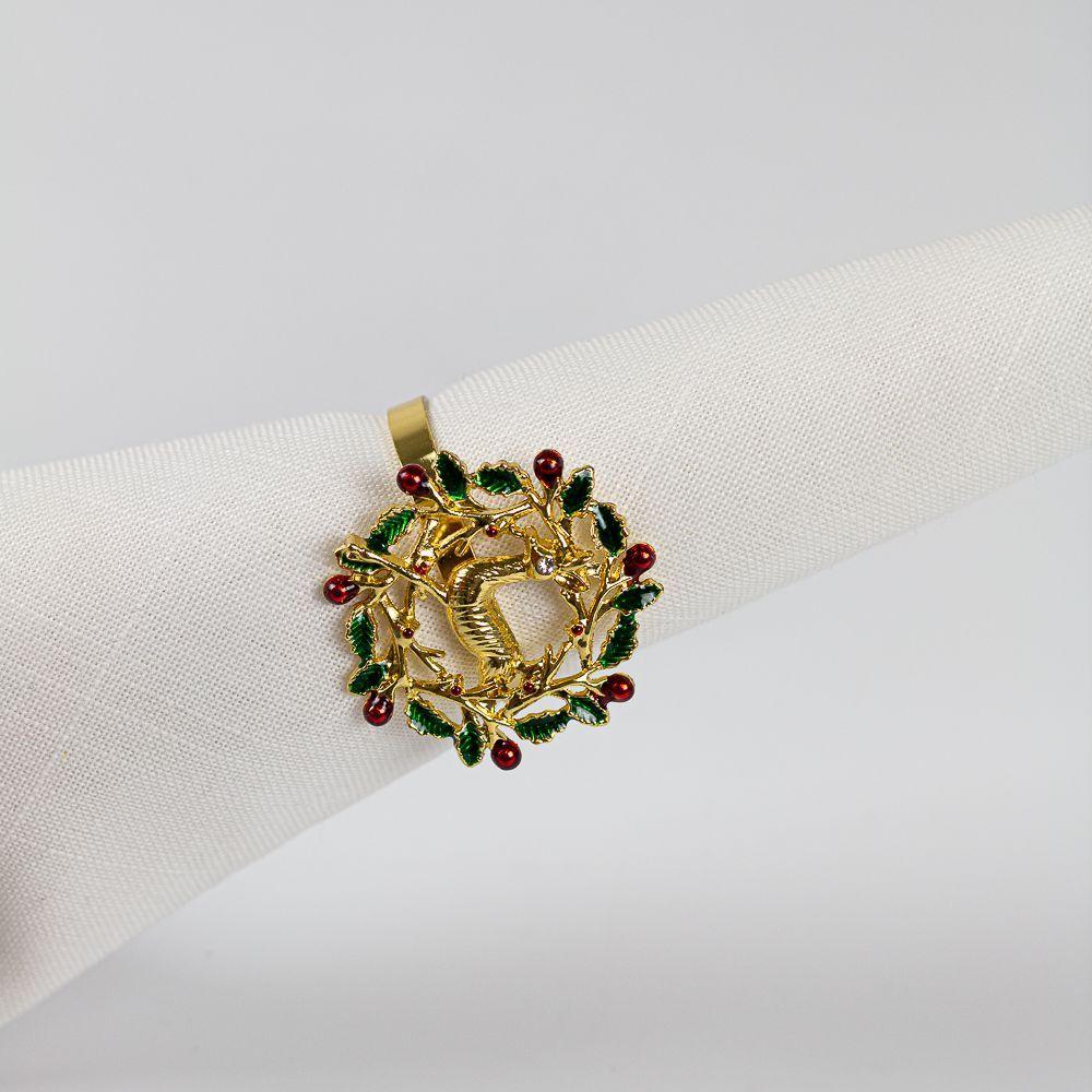 Set 6x Porta Servilleta Surtido Navidad  -6