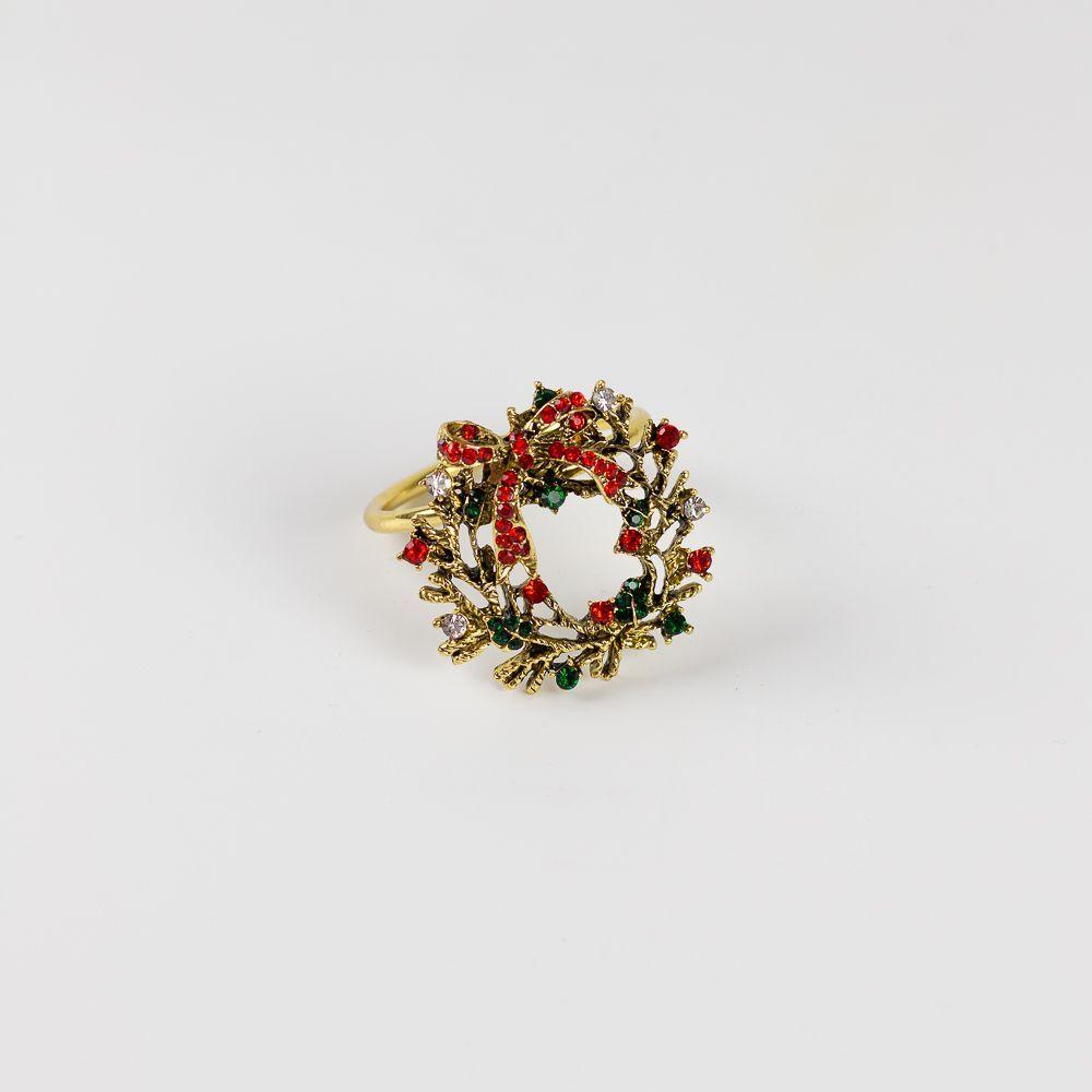 Set 6x Porta Servilleta Surtido Navidad  -7