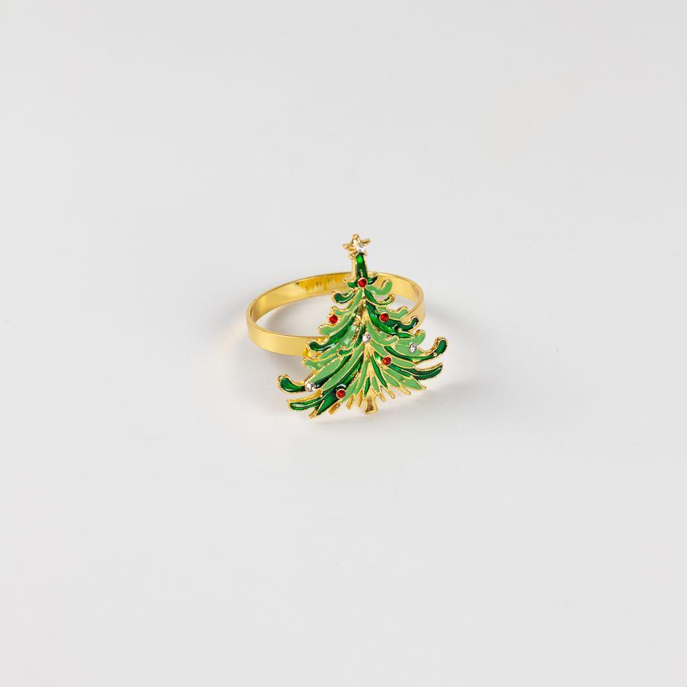 Set 6x Porta Servilleta Surtido Navidad  -9