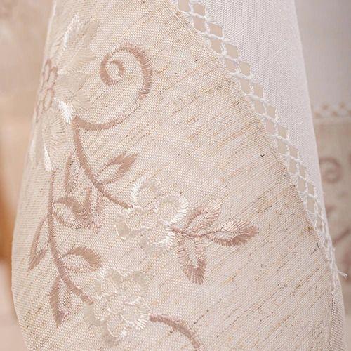 Mantel De Mesa Blanco Bordado Rome Rectangular 180x270cm-1