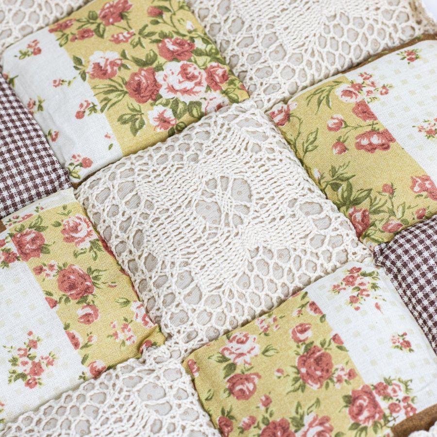 Cojín de silla Patchwork Multicolor 40x40 cm Algodòn-2