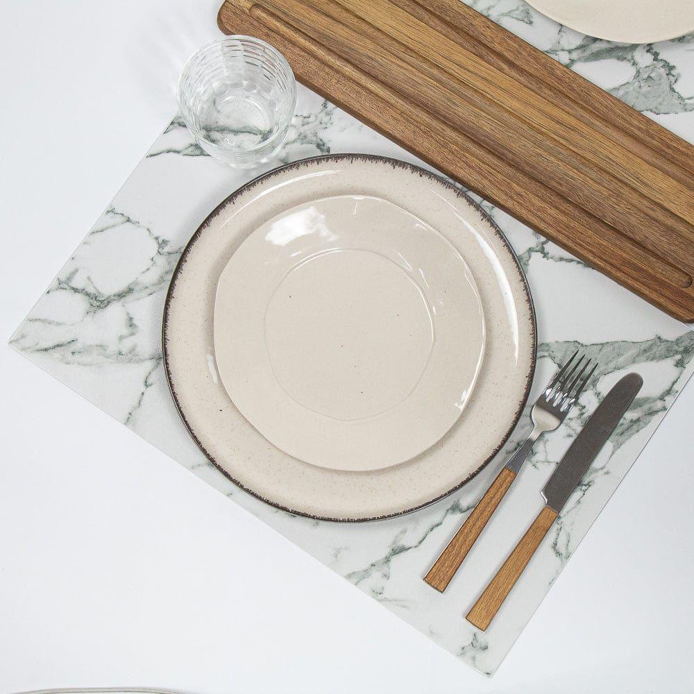 Set 6x Individuales De Mesa Mármol 30x45 Cm Decorativos-2