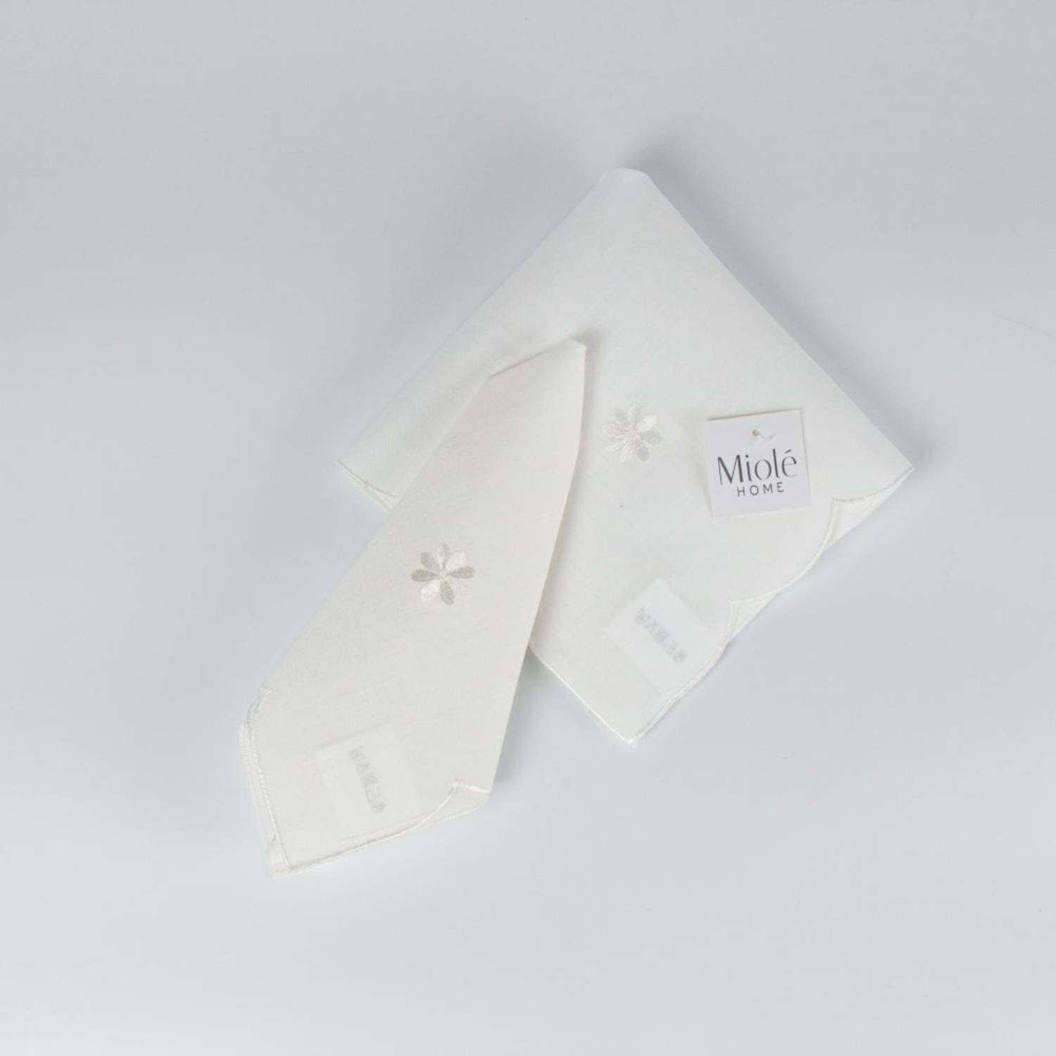 Set 2x Servilleta Bianco 45x45 cm Navidad Decoración-0