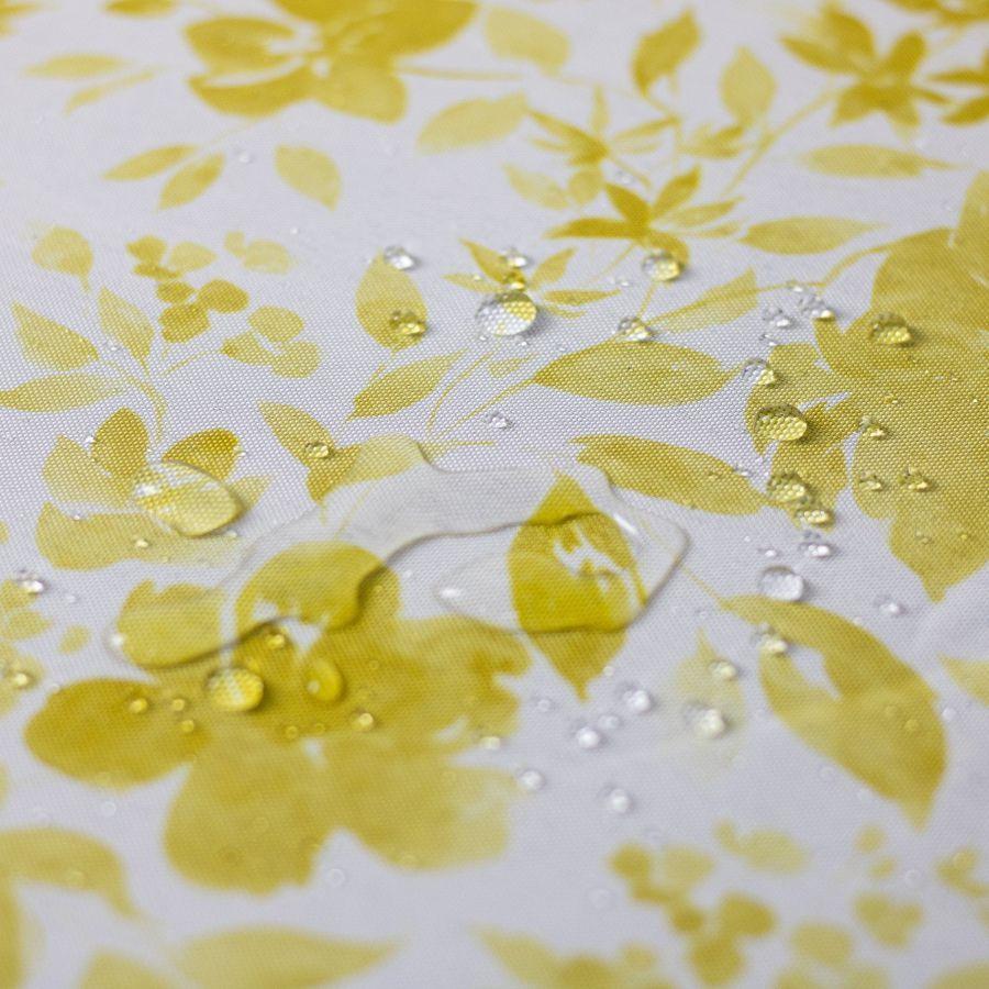 Mantel Antimanchas Hojas Amarillas Rectangular 150x230cm-2