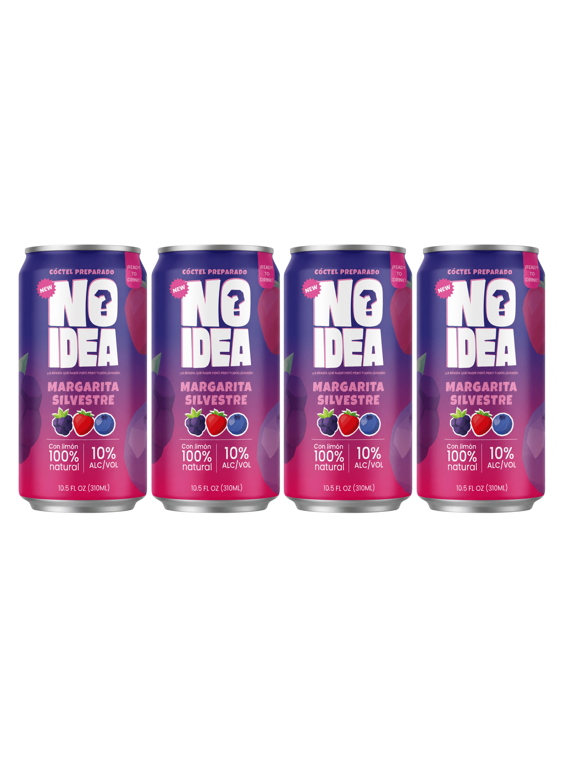 Coctel NO IDEA Margarita Silvestre 310ml x4-0