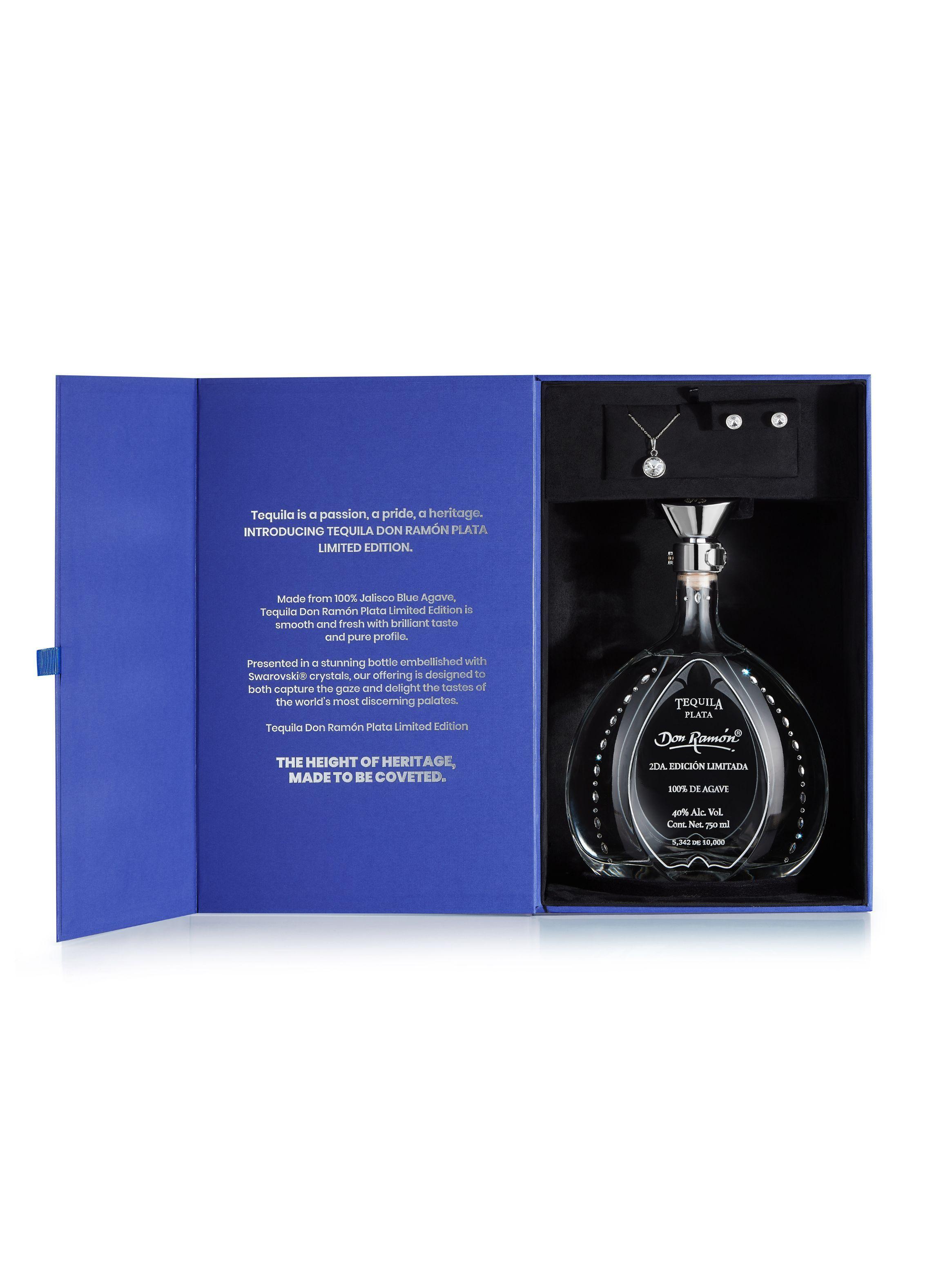 Tequila Don Ram n Edici n Especial Swarovski Plata-1