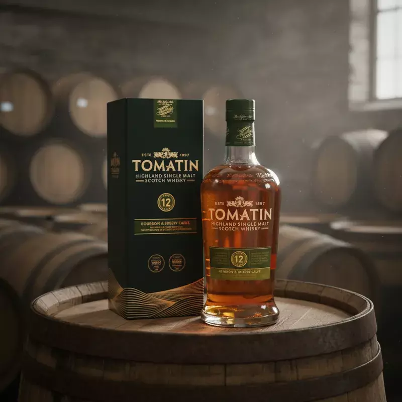 Whisky Tomatin Single Malt 12 Años 750ml-1