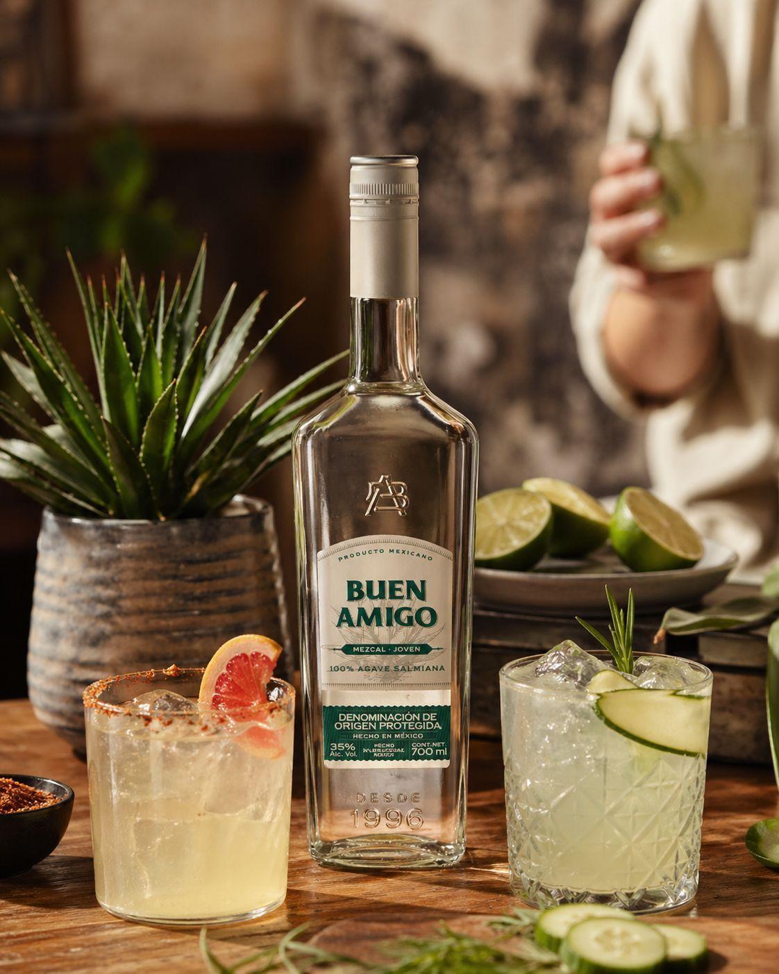 Mezcal Joven Salmiana Buen Amigo 700ml-1