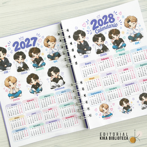 Planner Anual BTS 2027 20208-2