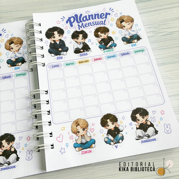 Planner Anual BTS 2027 20208-3