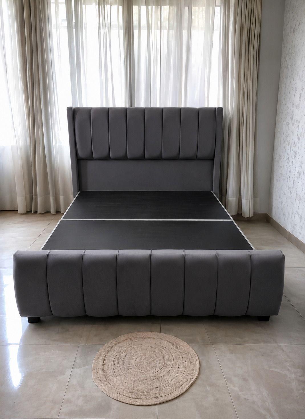 Cama Europea Moderna 2 plazas con Doble Respaldo-0