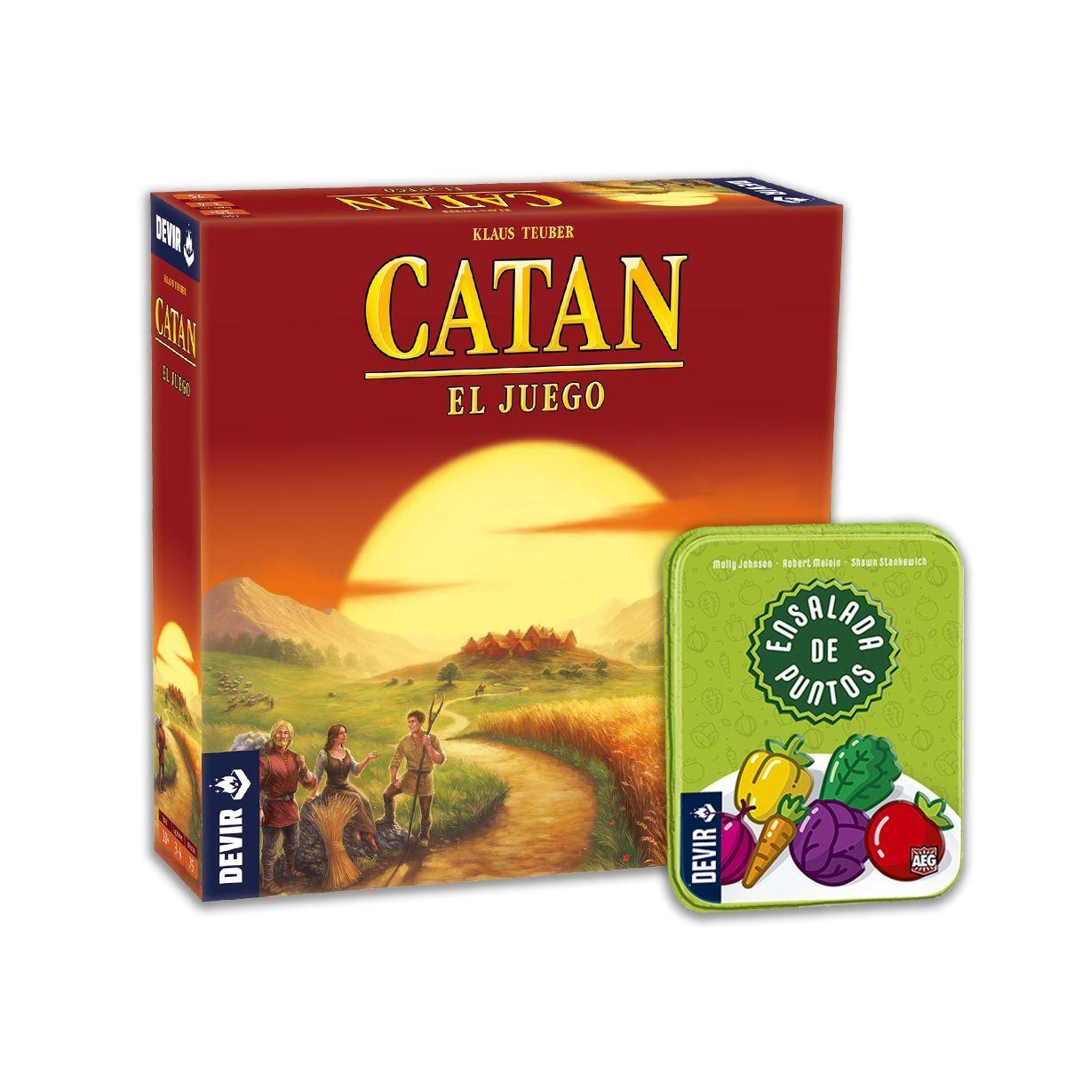Catan Basico y Ensalada de Puntos - Pack Juegos de mesa-0