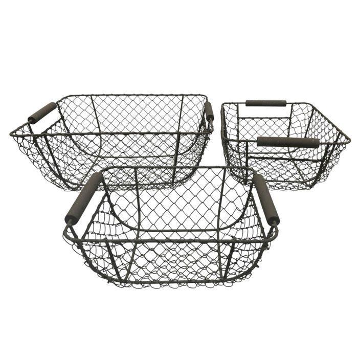 Canasto o Macetero Metal Hogar-2