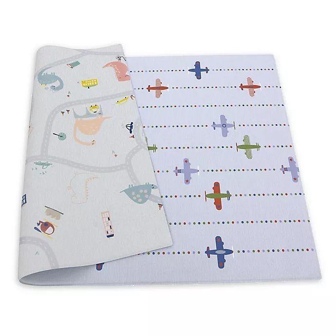 Premium Playmat Alfombra Juegos Bebe Aviones-0