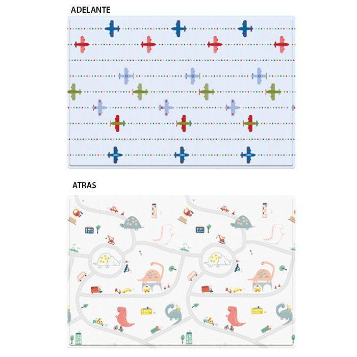 Premium Playmat Alfombra Juegos Bebe Aviones-4