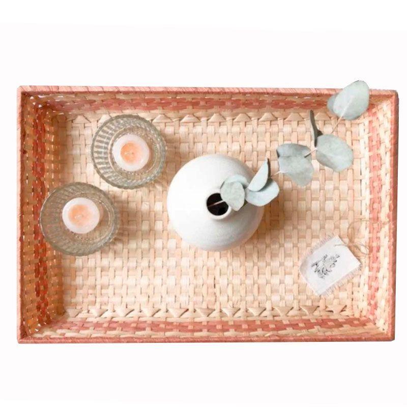 Bandeja Rectangular Ratán-0