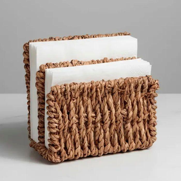 Servilletero De Mesa De Fibra Natural-2